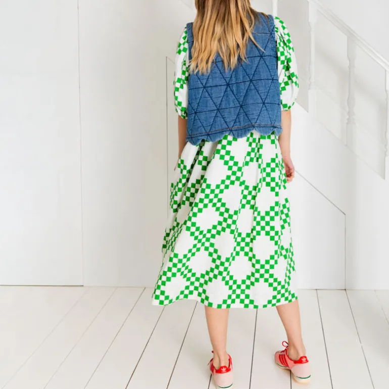 BONTE Briony Dress in Apple Green