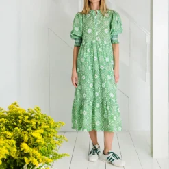 BONTE Loane Dress in Apple Green
