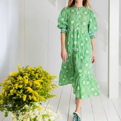 BONTE Loane Dress in Apple Green