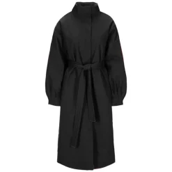 BRGN Rossby Maxi Coat in New Black