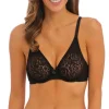 Buy Wacoal Halo Lace Moulded U/W Bra In Black | Collen & Clare