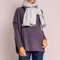 CASH CA Giant Pashmina in Silver