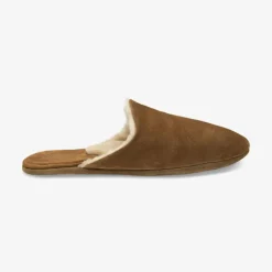 Cavalry Suede Slippers in Tan | Collen & Clare