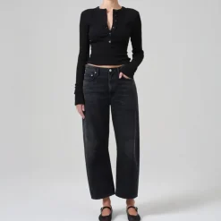 Citizens Of Humanity Miro Tapered Barrel Leg Jeans in Domino