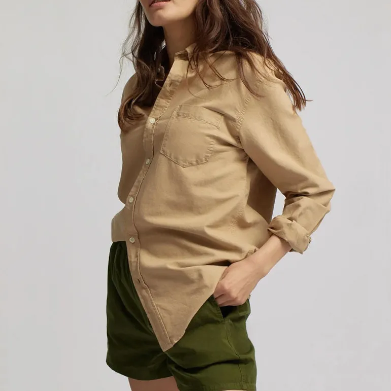 Colourful Standard Organic Twill Shorts in Ivory White