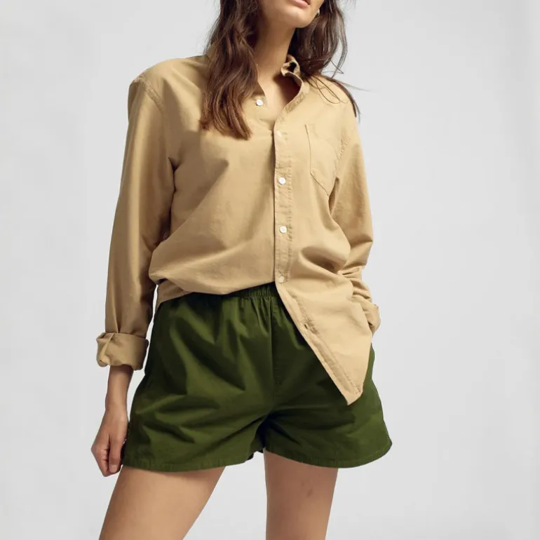 Colourful Standard Organic Twill Shorts in Ivory White