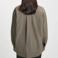 Colourful Standard Organic Oversized Shirt in Dusty Olive