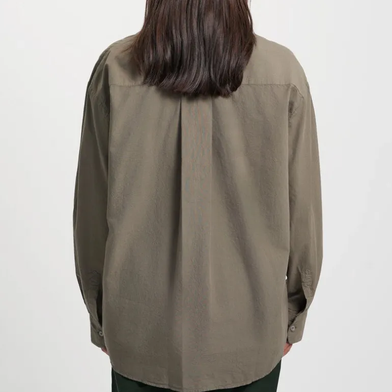Colourful Standard Organic Oversized Shirt in Dusty Olive