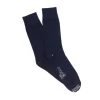Corgi Mens Brecon Ribbed Cotton Socks in Navy
