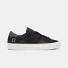 D.A.T.E Hill Low Vintage Calf Sneakers in Black