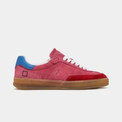 D.A.T.E Sporty Low Coloured Sneakers in Fuschia