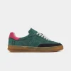 D.A.T.E Sporty Low Coloured Sneakers in Green