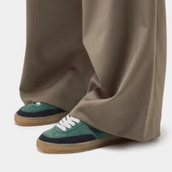 D.A.T.E Sporty Low Coloured Sneakers in Green