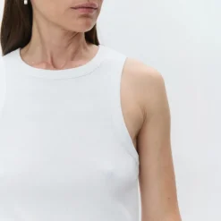 Day Biger Alisson Classic Rib Tank in Bright White