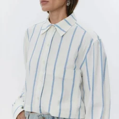 Day Birger et Mikkelsen Issa Striped Shirt in Cotton Stripe