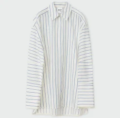 DAY BIRGER ET MIKKELSEN Julianna Daily Stripe Shirt in Surf The Web
