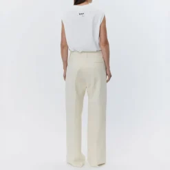 Day Birger et Mikkelsen Pedro Heavy Jersey Sleeveless Top in Bright White