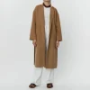DAY BIRGER ET MIKKELSEN Wright Double Faced Wool Coat in Tree House