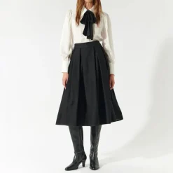 DEA KUDIBAL Abey Skirt with Pockets in Raw Blue