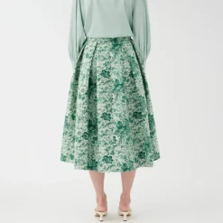 DEA KUDIBAL Abey Skirt with Pockets in Botanic Green
