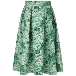 DEA KUDIBAL Abey Skirt with Pockets in Botanic Green