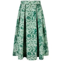 DEA KUDIBAL Abey Skirt with Pockets in Botanic Green