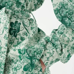 DEA KUDIBAL Anitta Jacket with Belt in Botanic Green