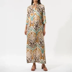 DEA KUDIBAL Helgadea Kimono Dress in Artistic Spice