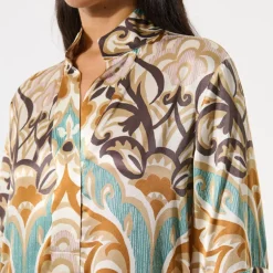 DEA KUDIBAL Helgadea Kimono Dress in Artistic Spice