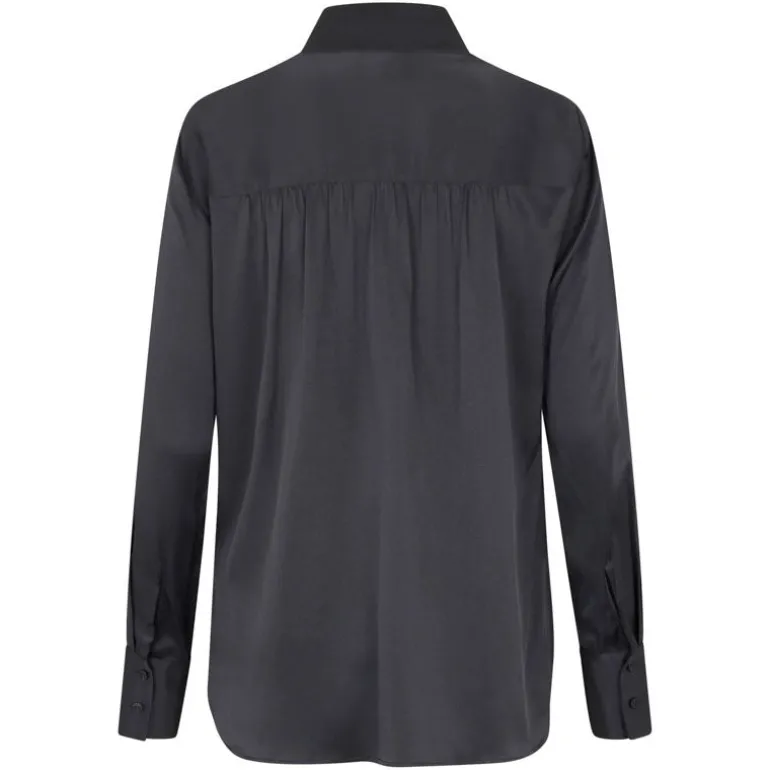 Dea Kudibal Nate Blouse with High Cuffs in Inkpot