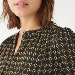 DEA KUDIBAL Rudy EV Dress with High Cuffs in Bees