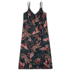 Desmond & Dempsey Slip Nightie in Navy