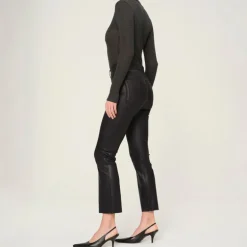 DL1961 Bridget Boot High Rise Instasculpt Crop Jeans in Glazed Blueberry