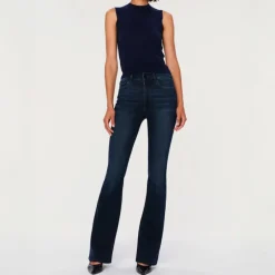 DL1961 Bridget Boot High Rise Instasculpt 33" Jeans in Dark Indigo