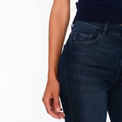DL1961 Bridget Boot High Rise Instasculpt 33" Jeans in Dark Indigo