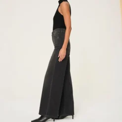 DL1961 Hepburn Wide Leg Jeans in Dark Haze