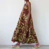 DR BLOOM Patience Flowers Dress in Khaki
