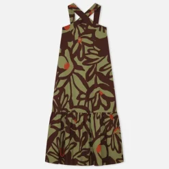 DR BLOOM Patience Flowers Dress in Khaki