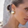 EDBLAD Bead Maxi Studs in Gold