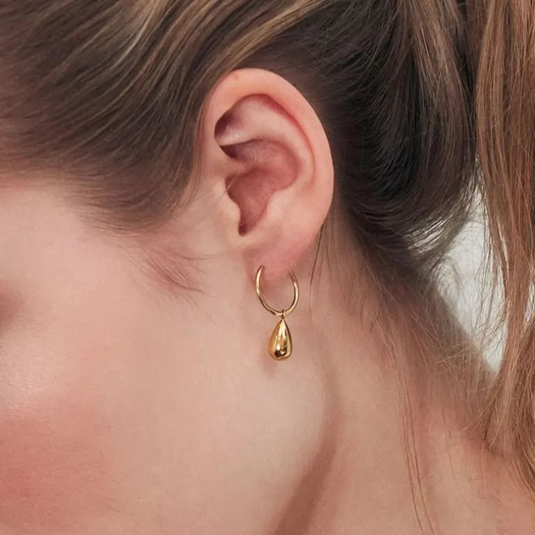 EDBLAD Drop Mini Earrings in Gold