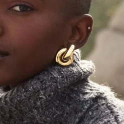 EDBLAD Redondo Studs L in Gold