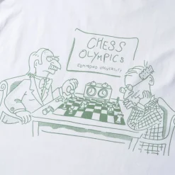 EDMMOND STUDIOS Chess Olympics T Shirt in White