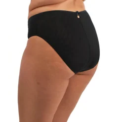 Elomi Teagan High Leg Brief in Black/Almond