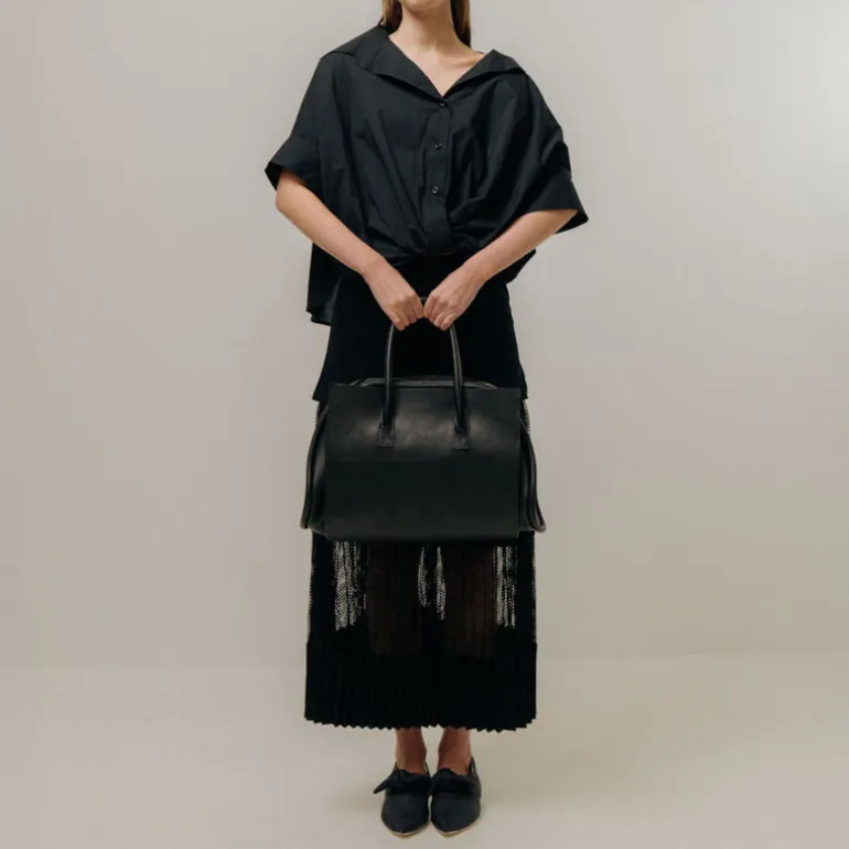 EMIN PAUL Button Blouse in Black
