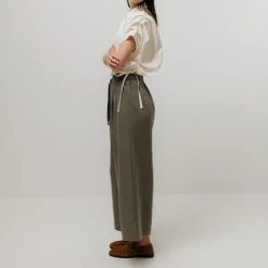 EMIN PAUL Gathered Shirt Blouse in White