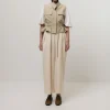 EMIN PAUL Utility Vest Jacket in Beige
