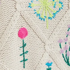 ESSENTIEL ANTWERP Hadream Embroidered Pullover in Off White