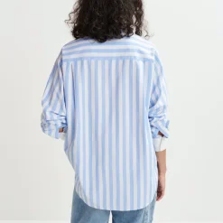 ESSENTIEL ANTWERP Halibut1 Embroidered Shirt in Combo2 Aqua Blue