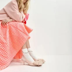 ESSENTIEL ANTWERP Hat Wide Maxi Skirt in Combo2 Calypso Pink H2CP