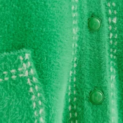 ESSENTIEL ANTWERP Hoops Cardigan with Bow in Pine Needle